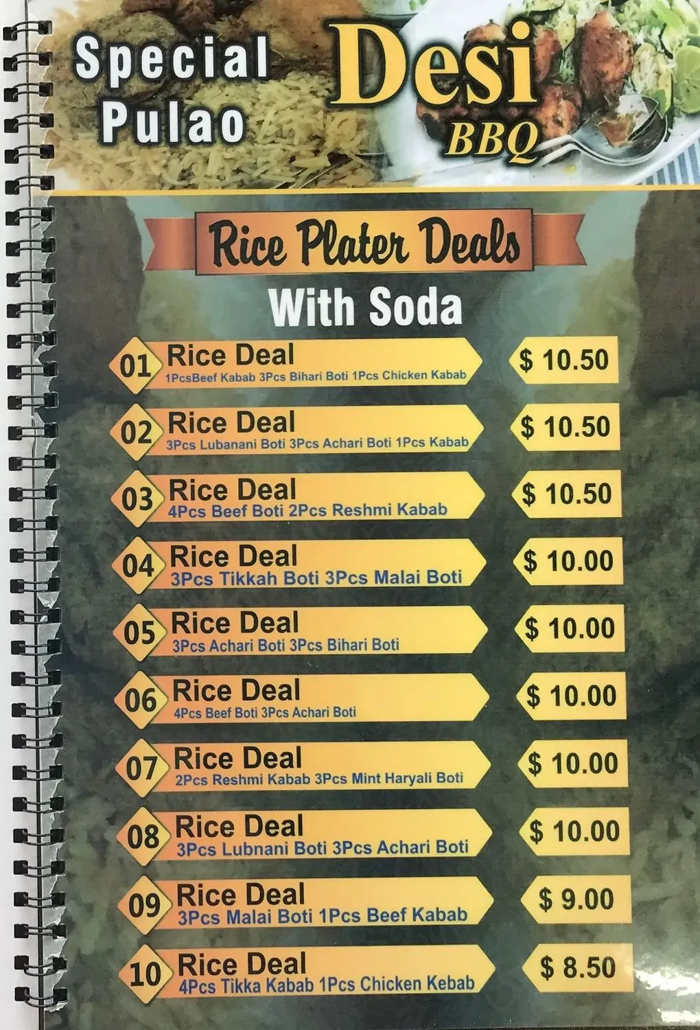 Menu 5