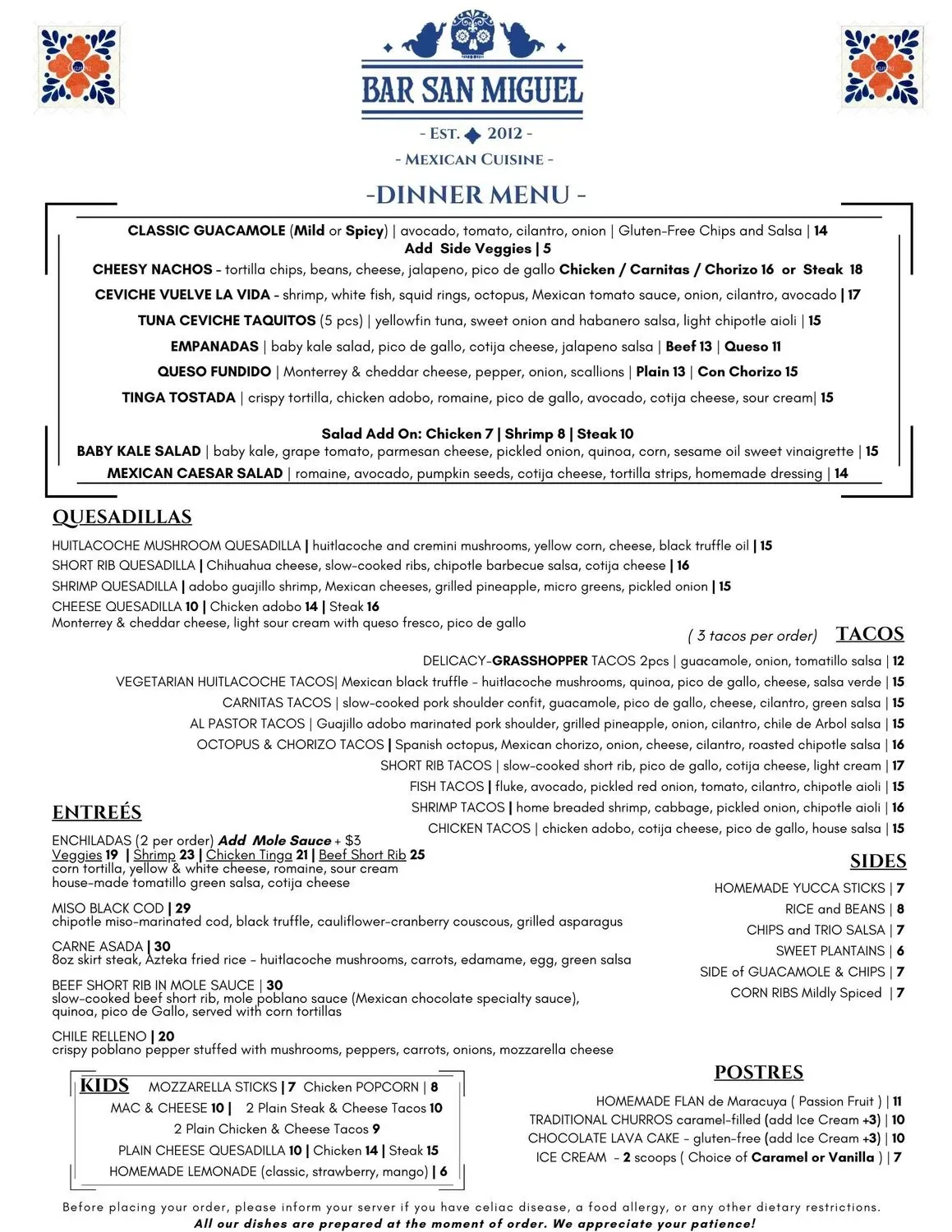 Menu 3