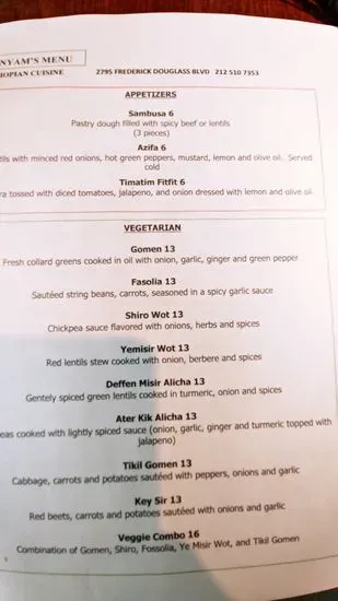 Menu 6