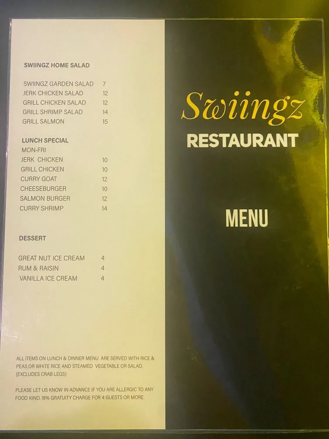 Menu 3