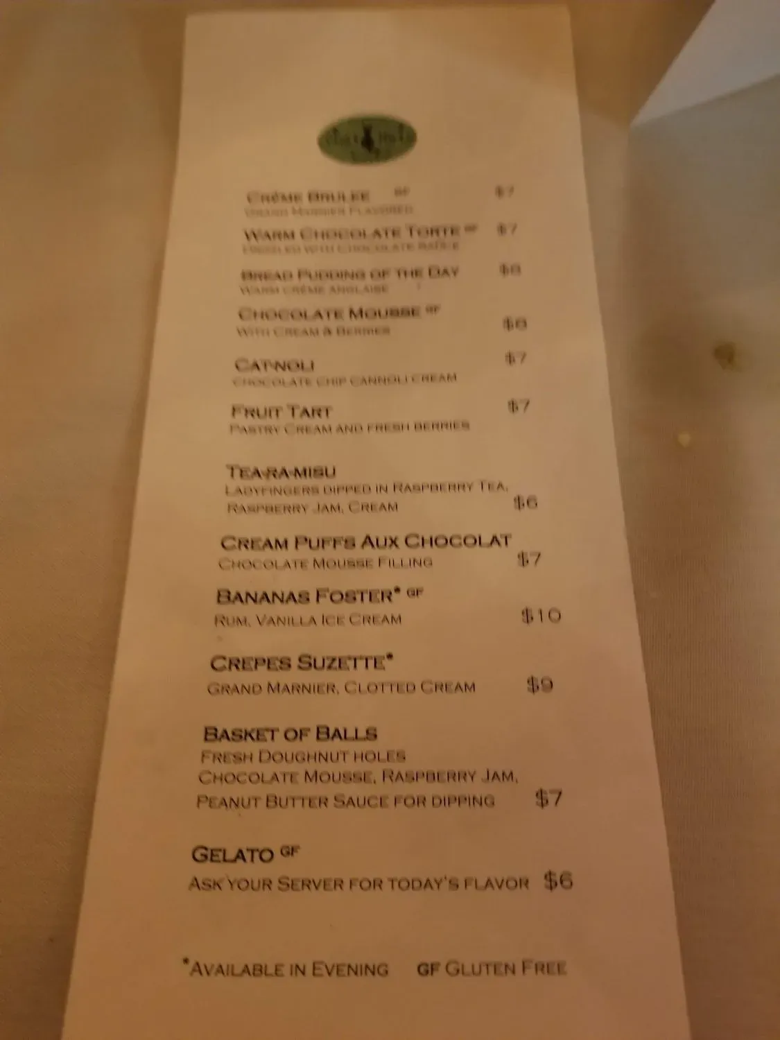 Menu 5