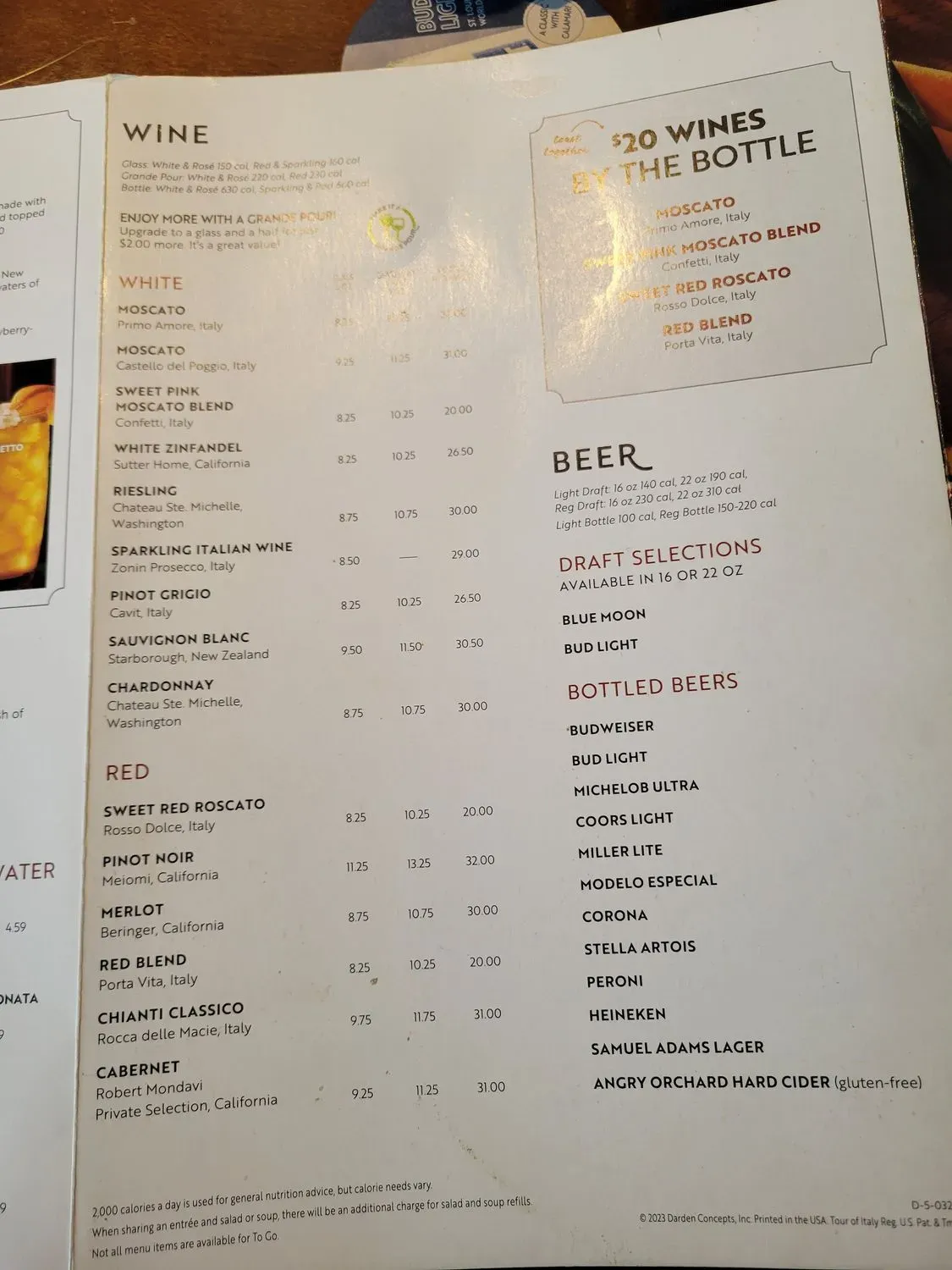 Menu 4