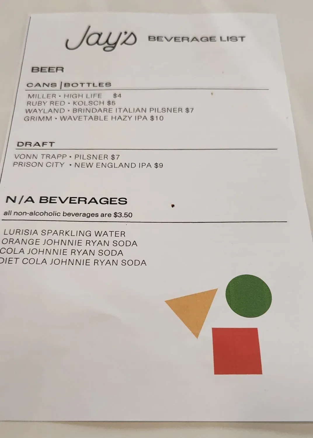 Menu 3