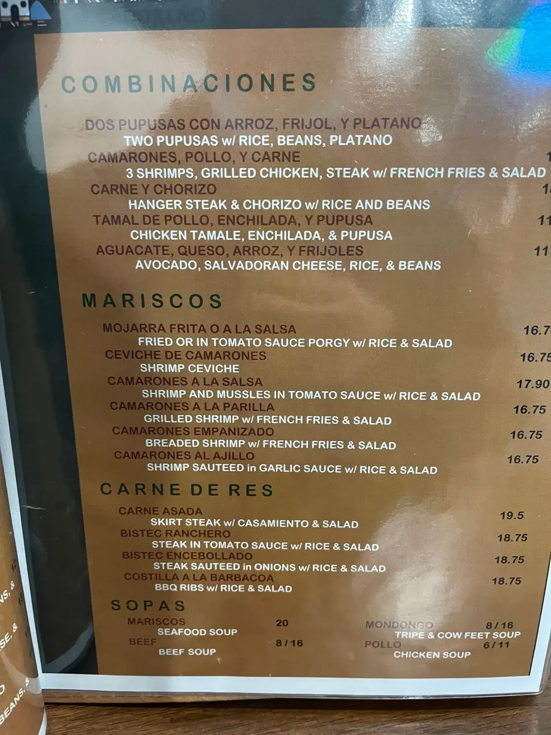 Menu 5