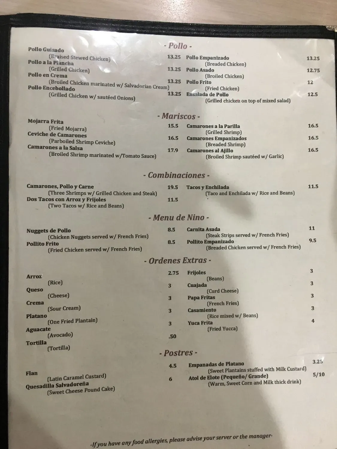 Menu 6