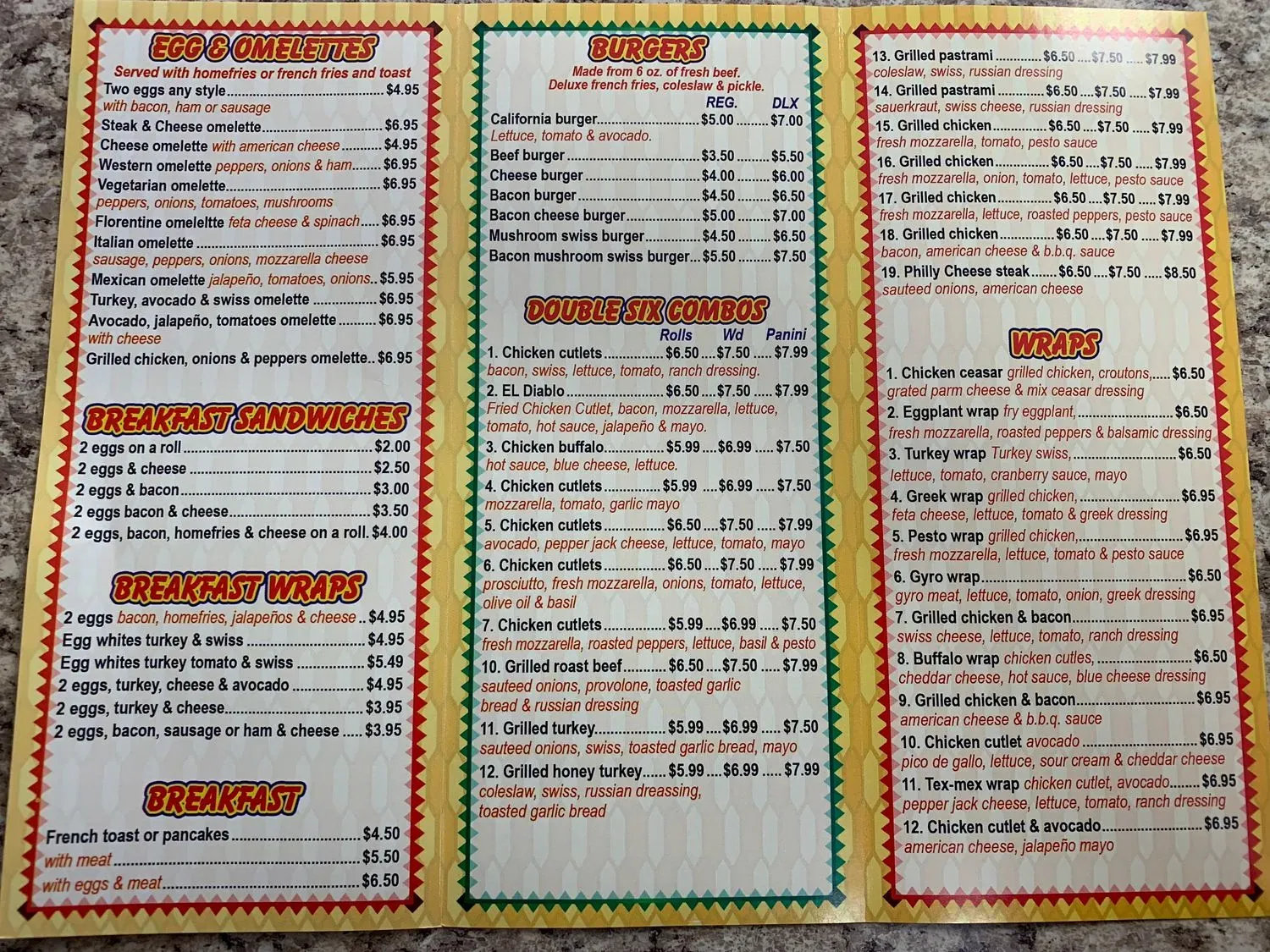 Menu 2