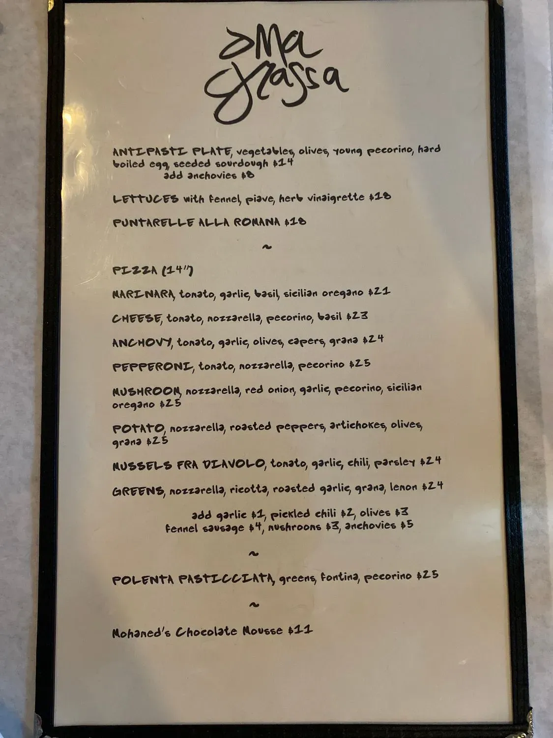 Menu 4