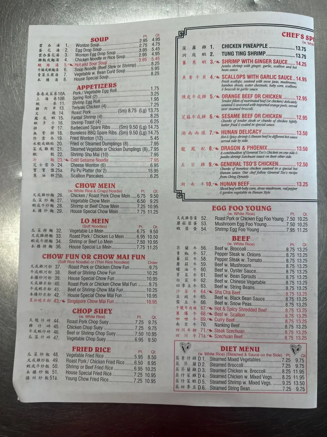 Menu 2