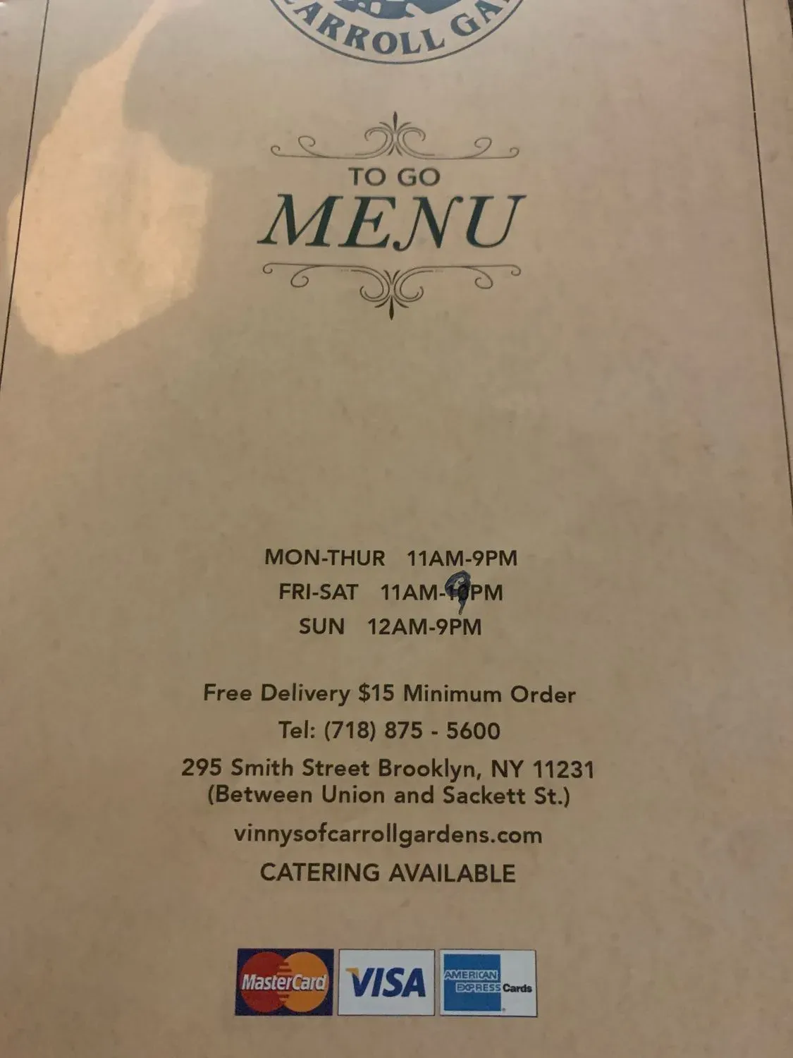 Menu 6