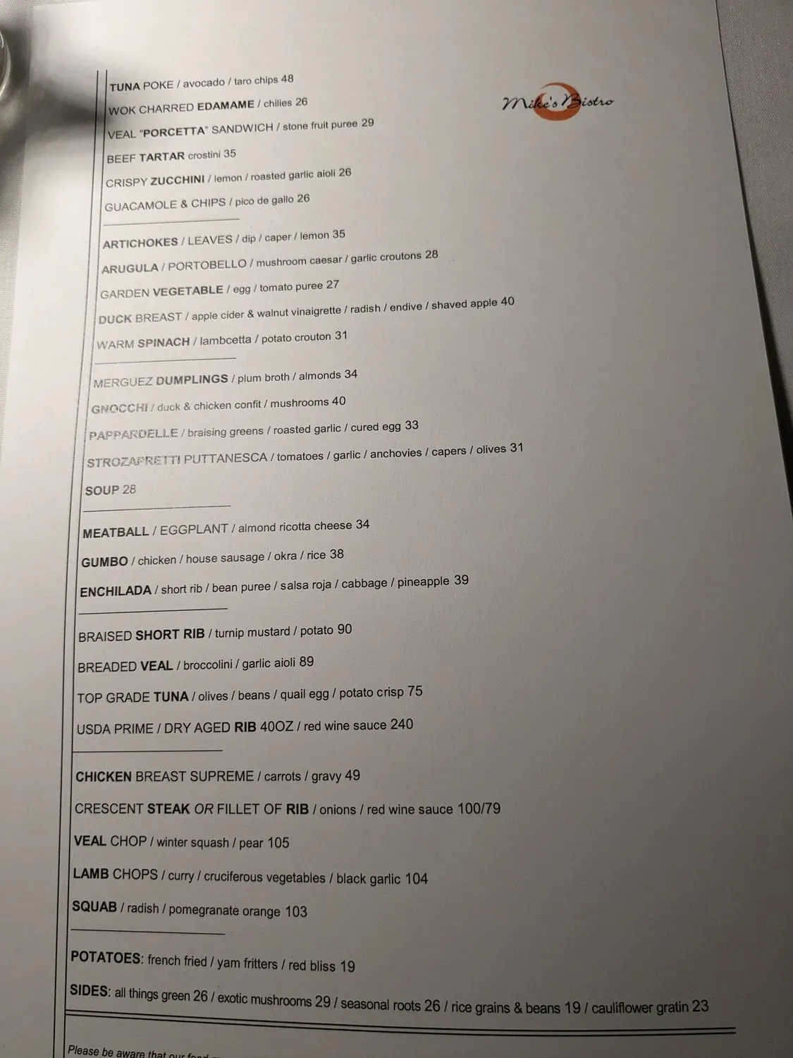 Menu 3