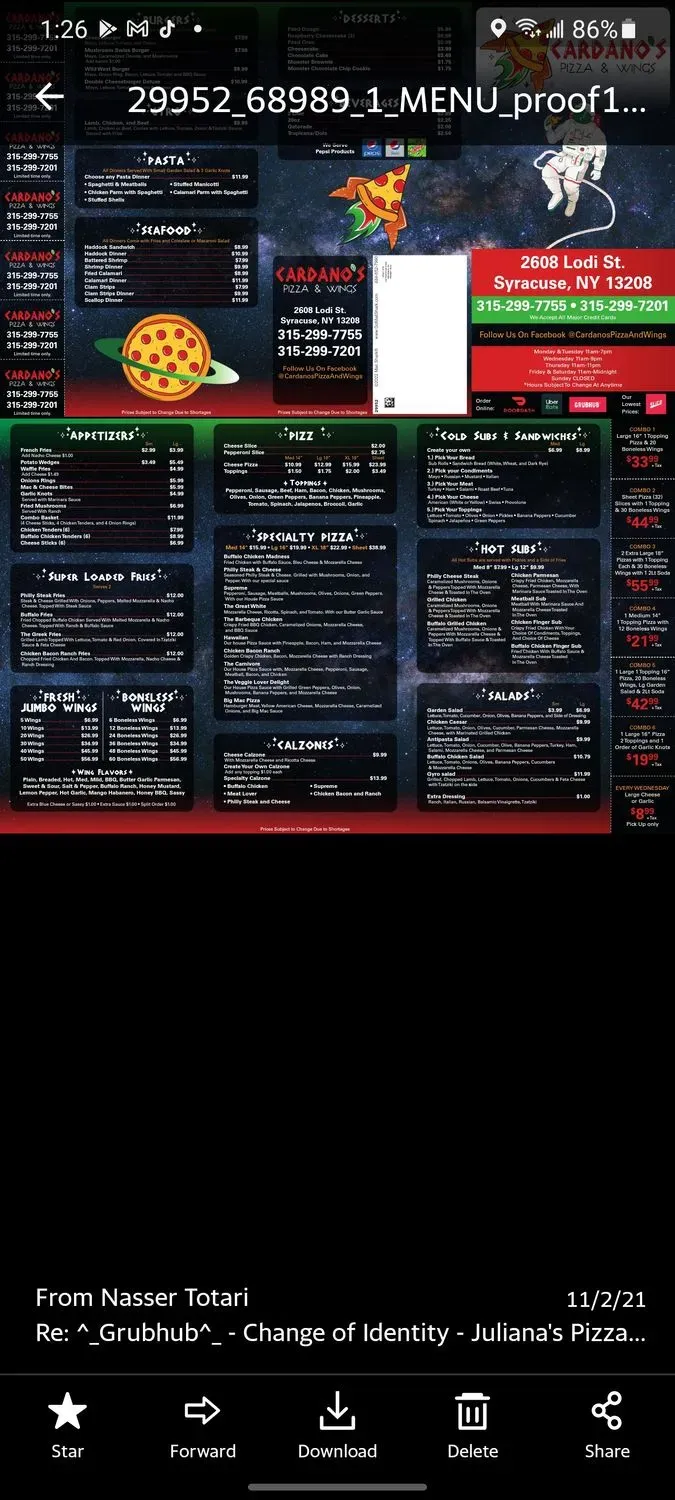 Menu 2