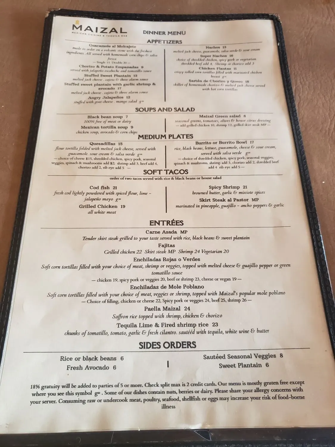 Menu 2