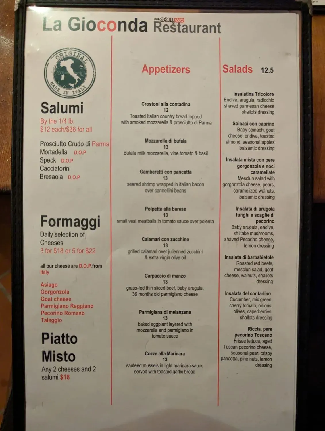 Menu 2