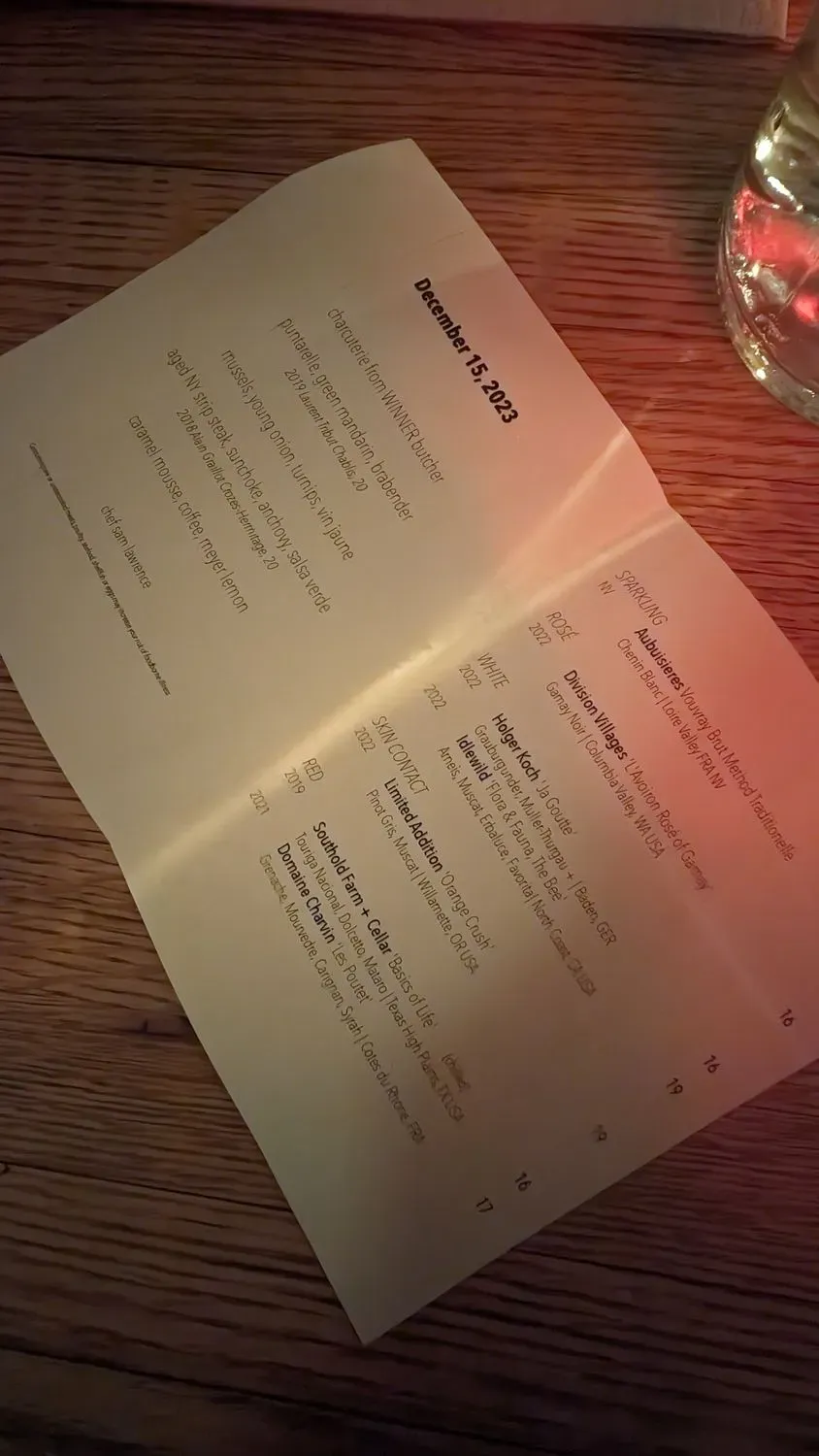 Menu 6