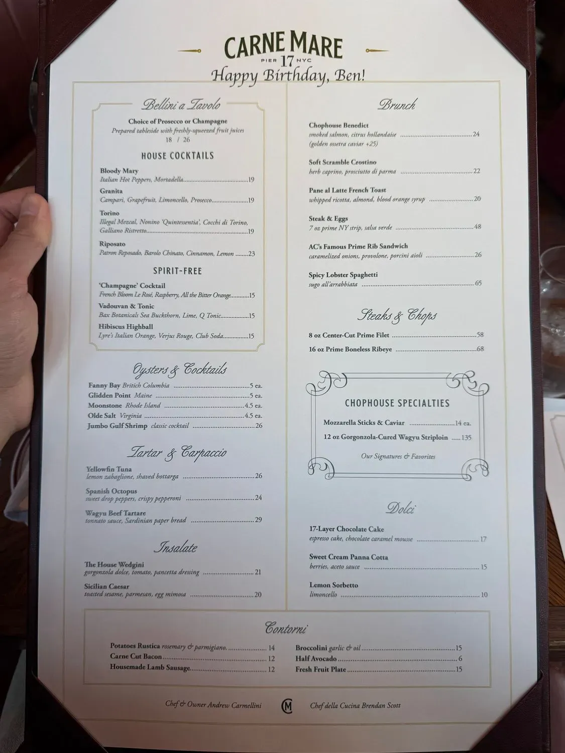 Menu 5