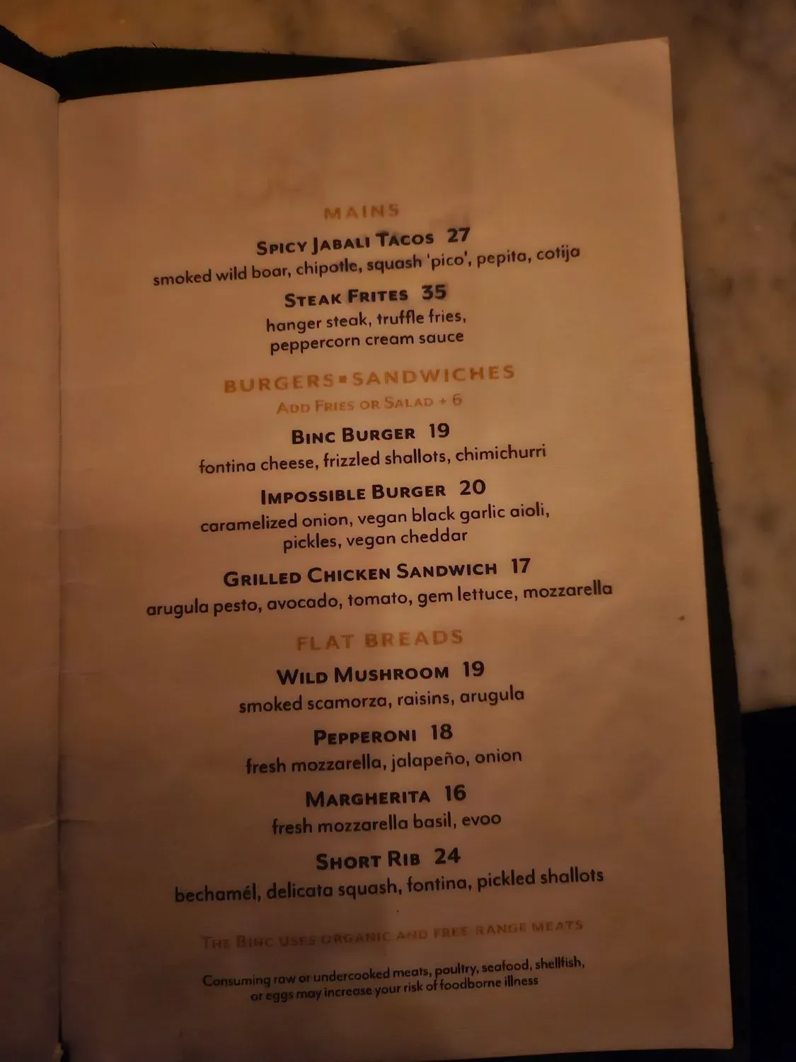 Menu 4