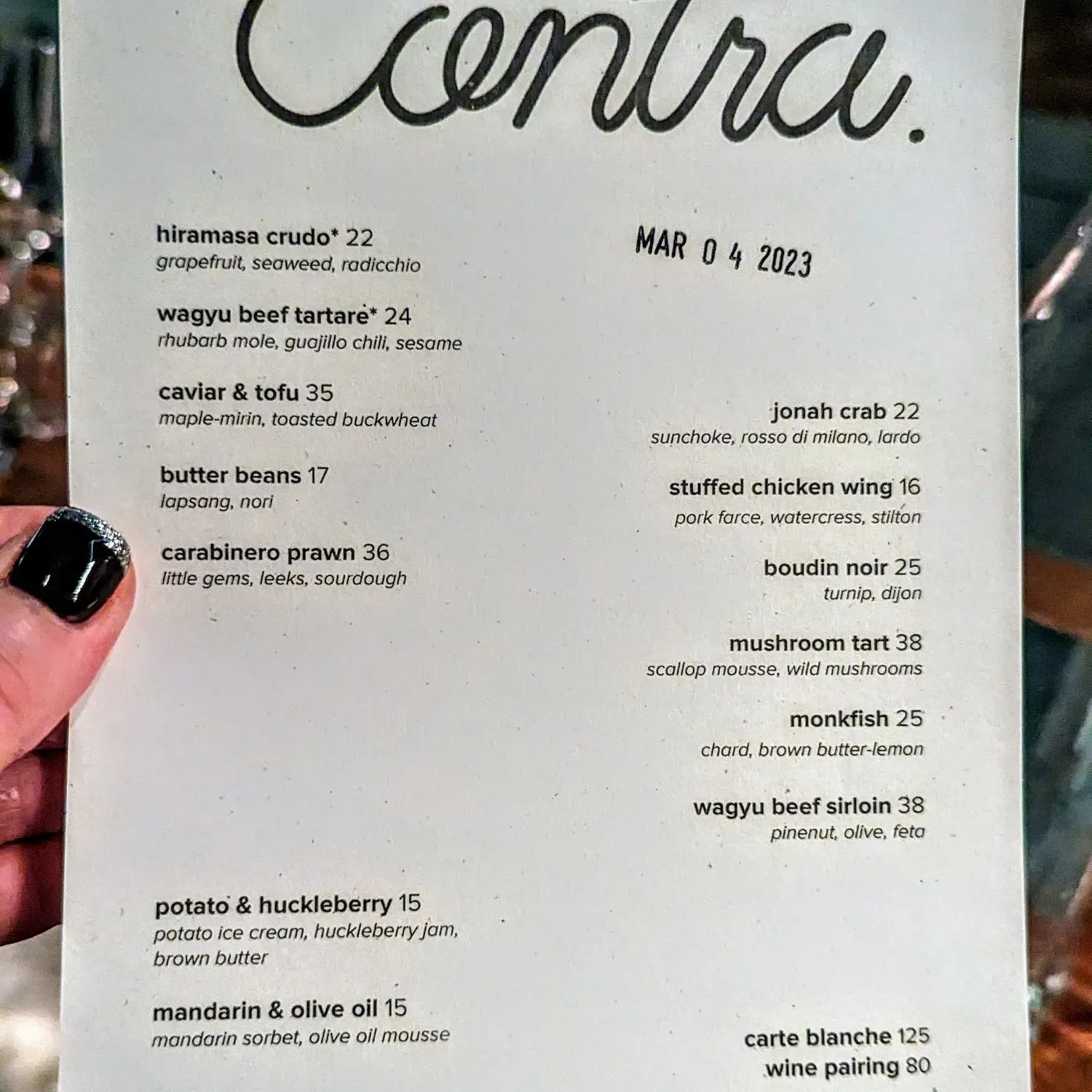 Menu 2