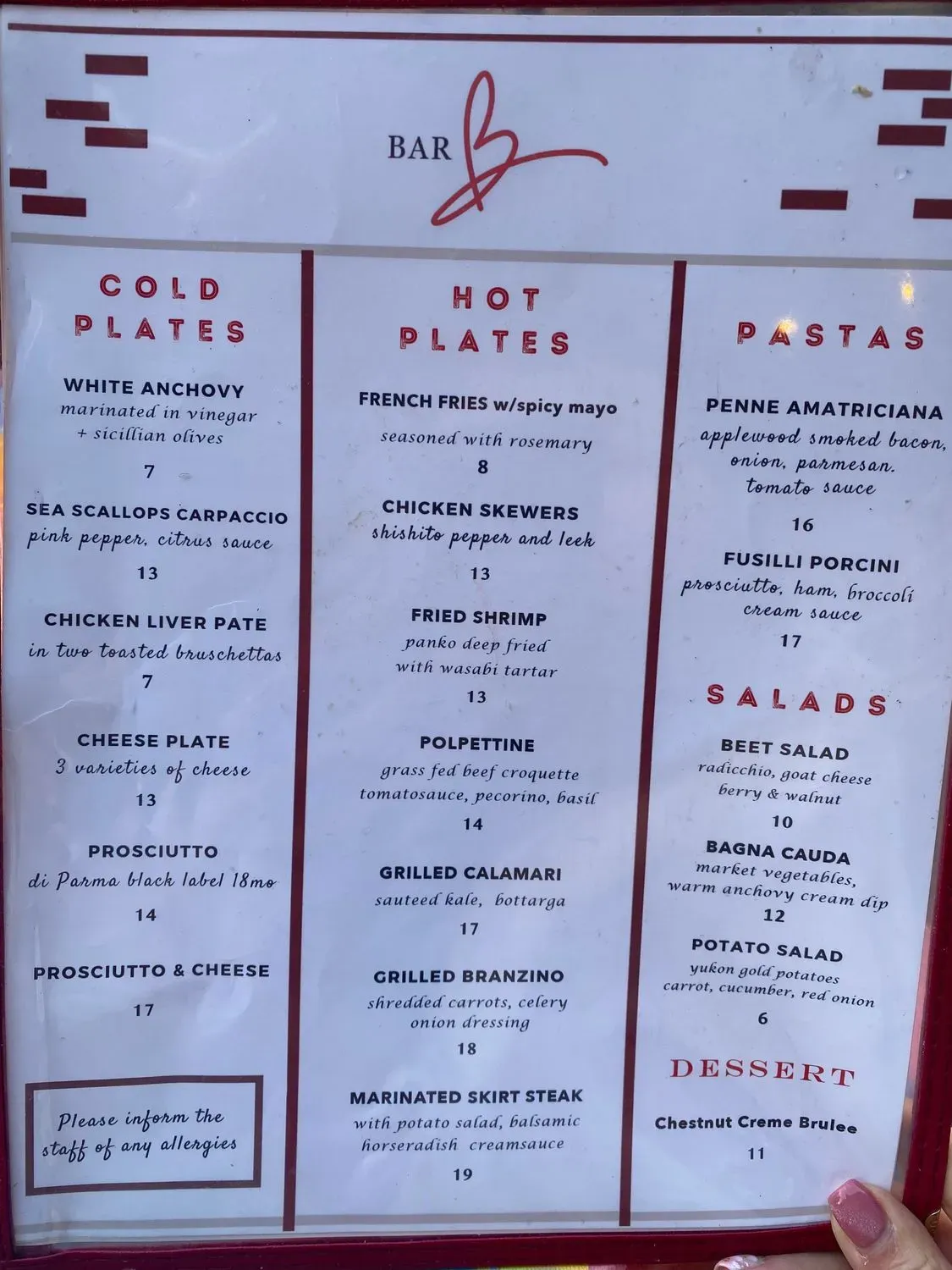 Menu 3