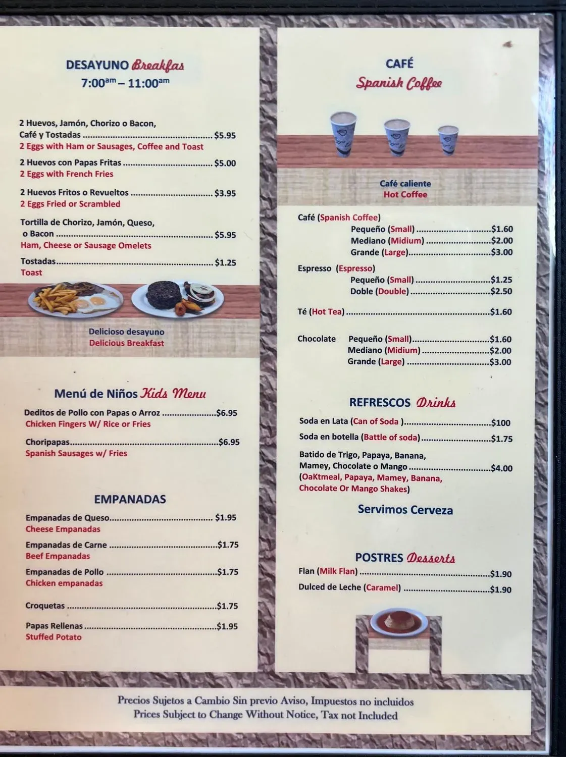 Menu 2