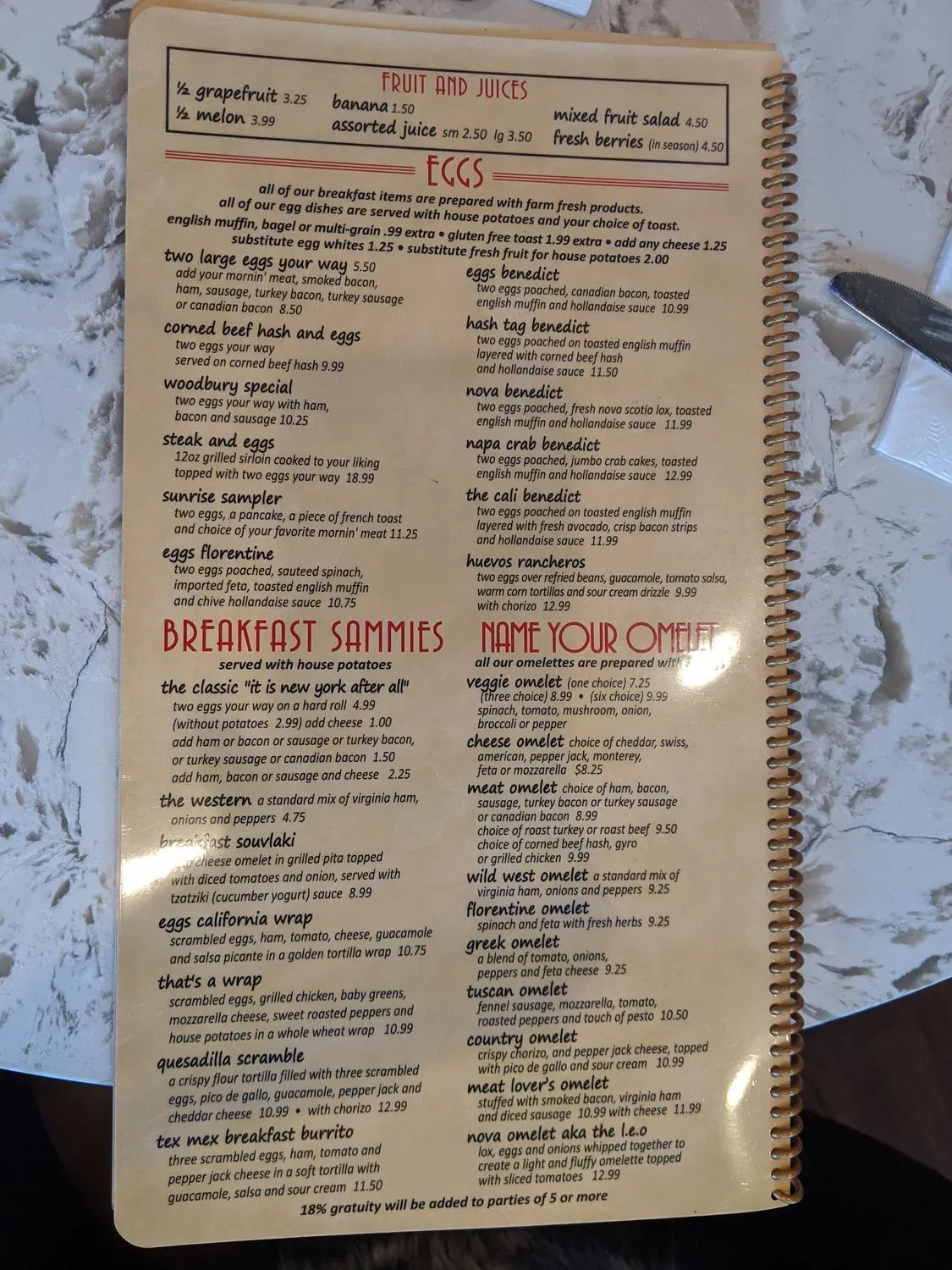 Menu 4