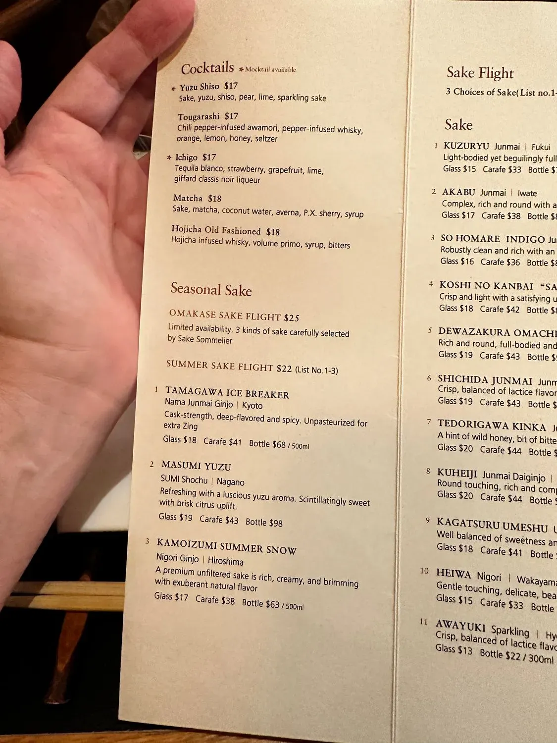 Menu 2