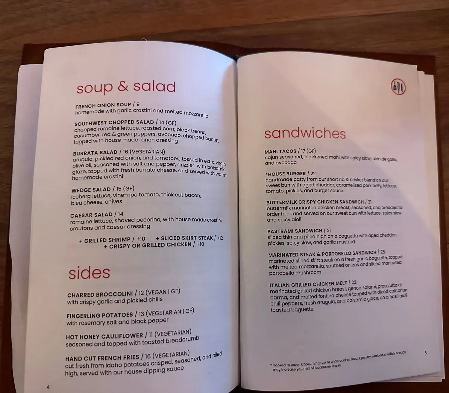 Menu 5