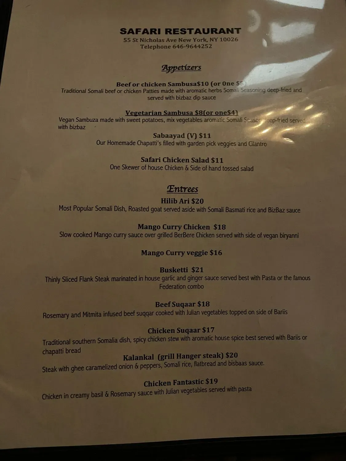 Menu 2