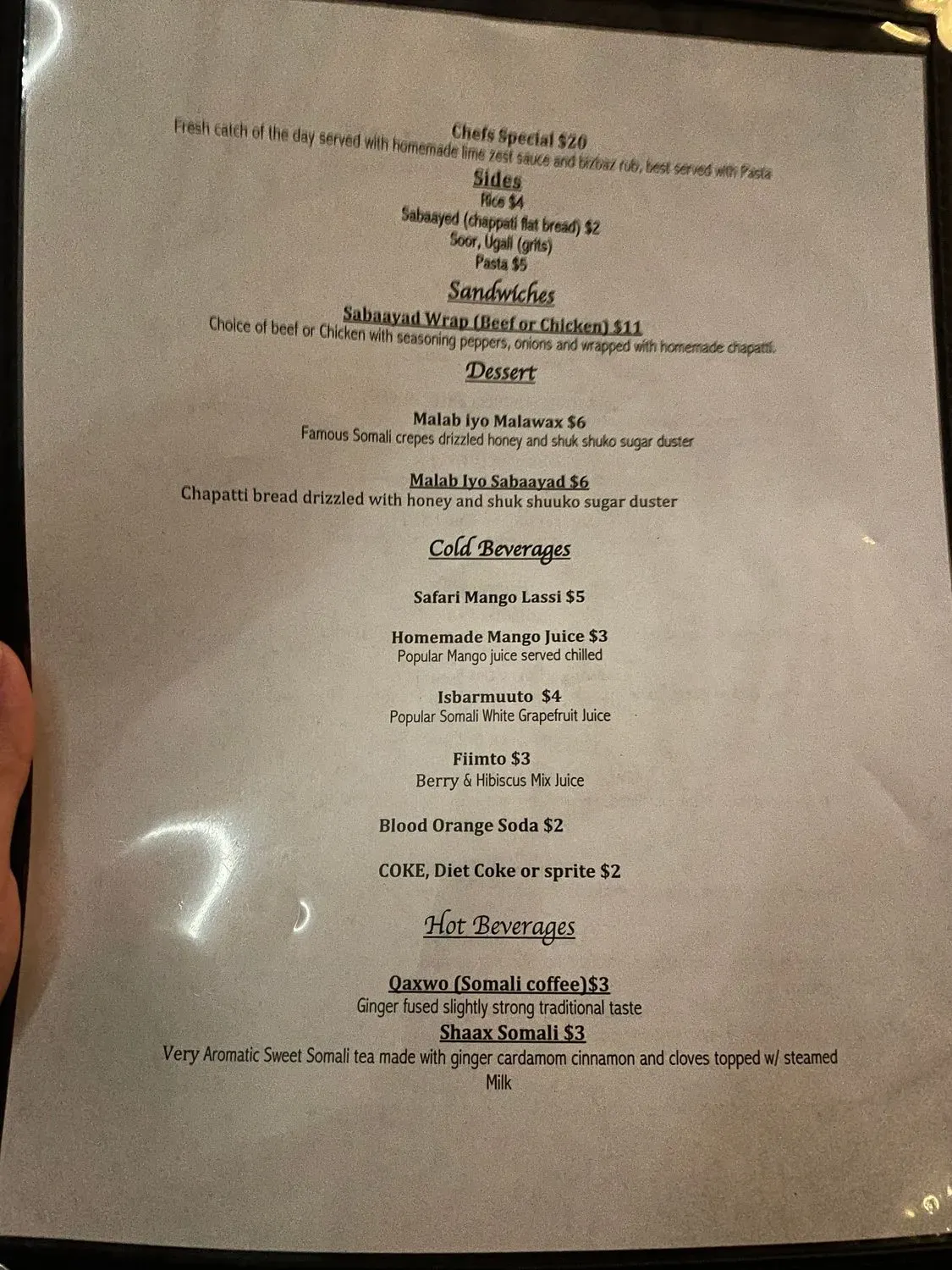 Menu 3