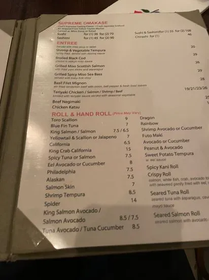 Menu 6