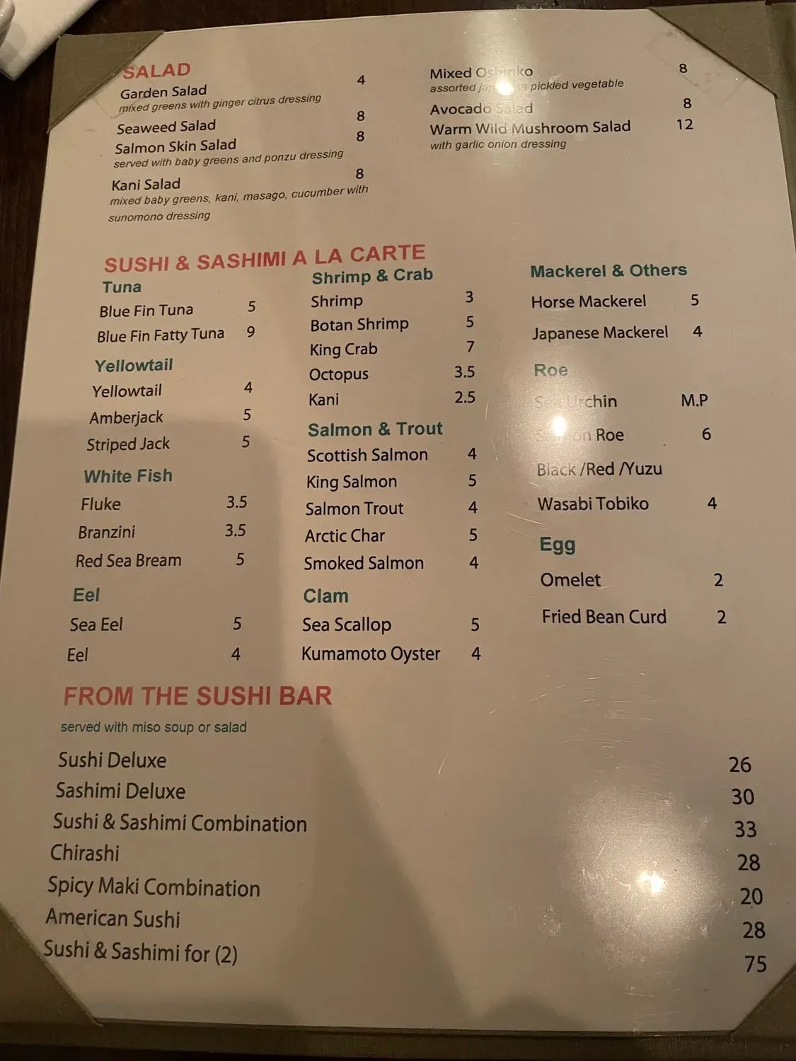 Menu 2