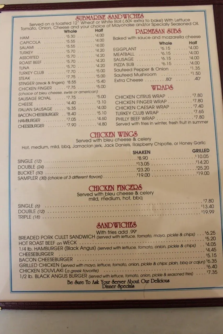 Menu 3