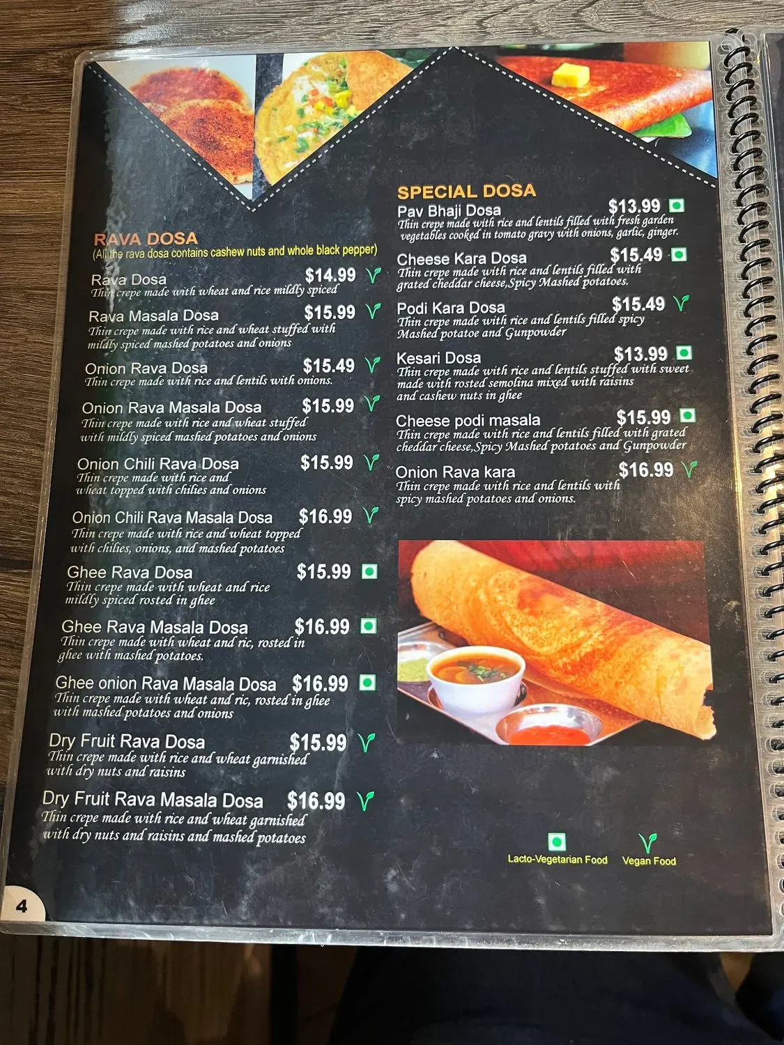 Menu 6