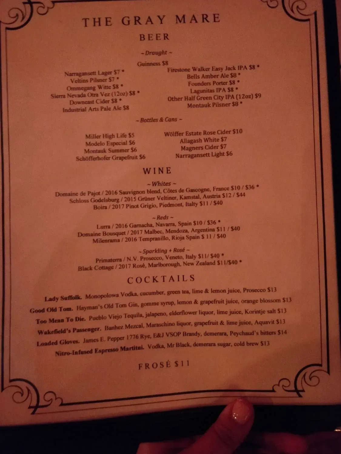 Menu 5