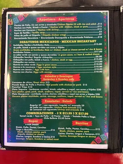 Menu 4