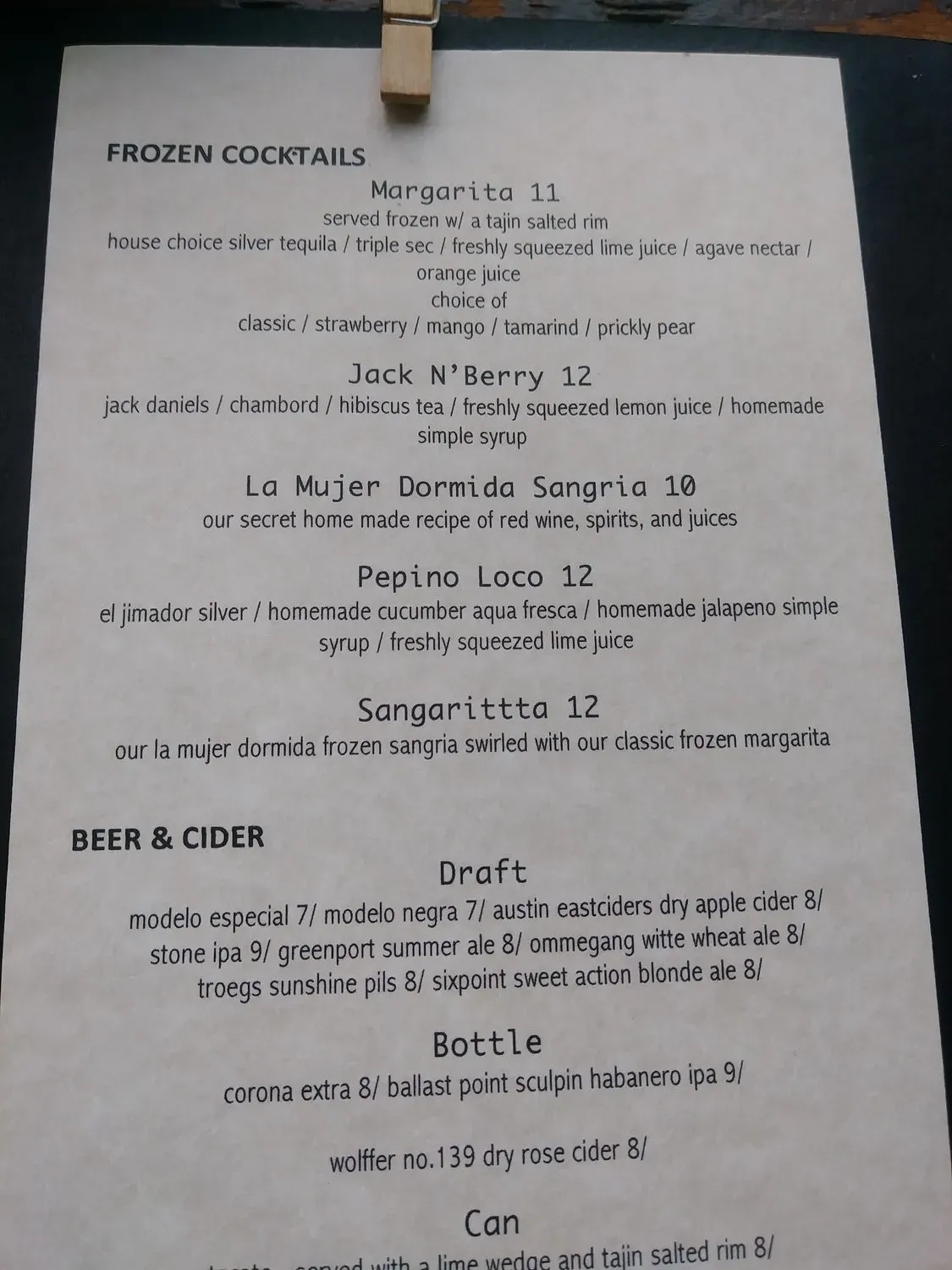 Menu 6