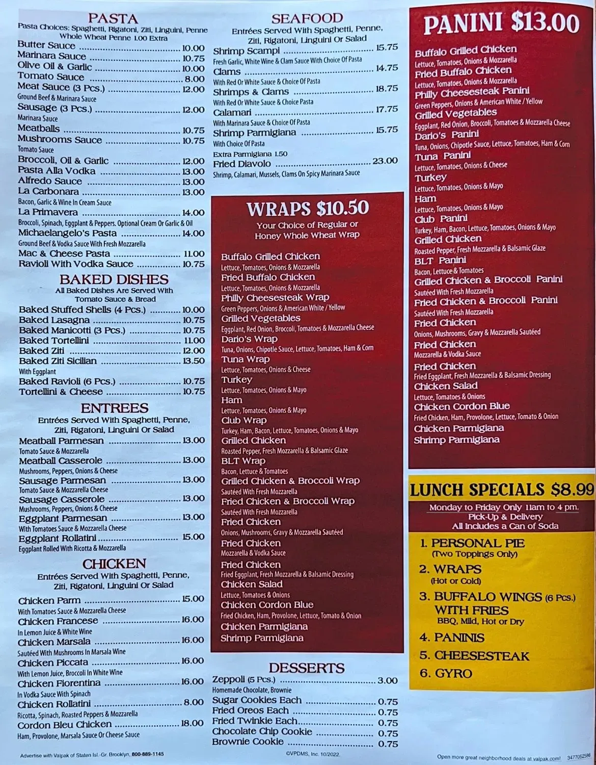 Menu 2