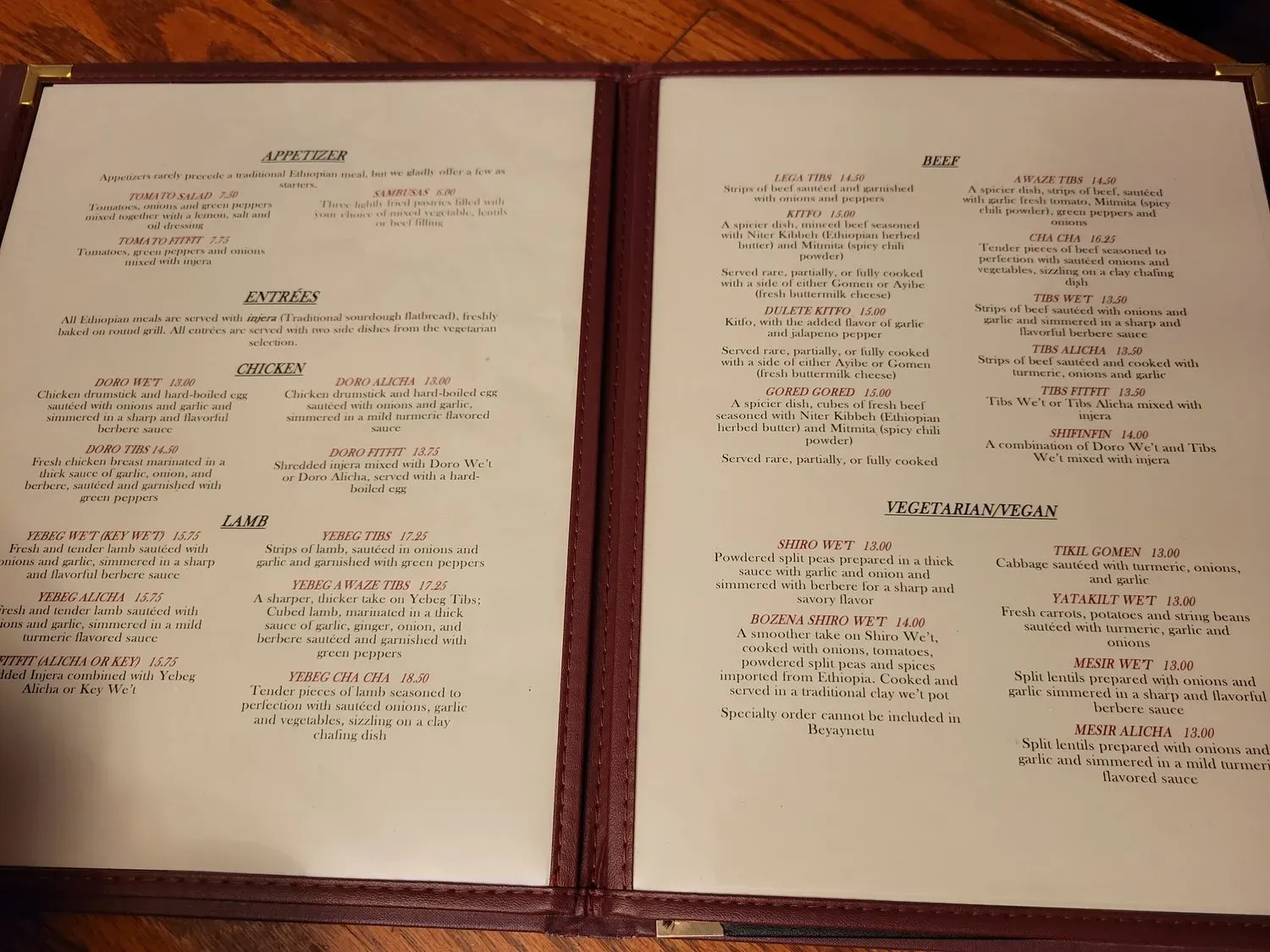 Menu 4