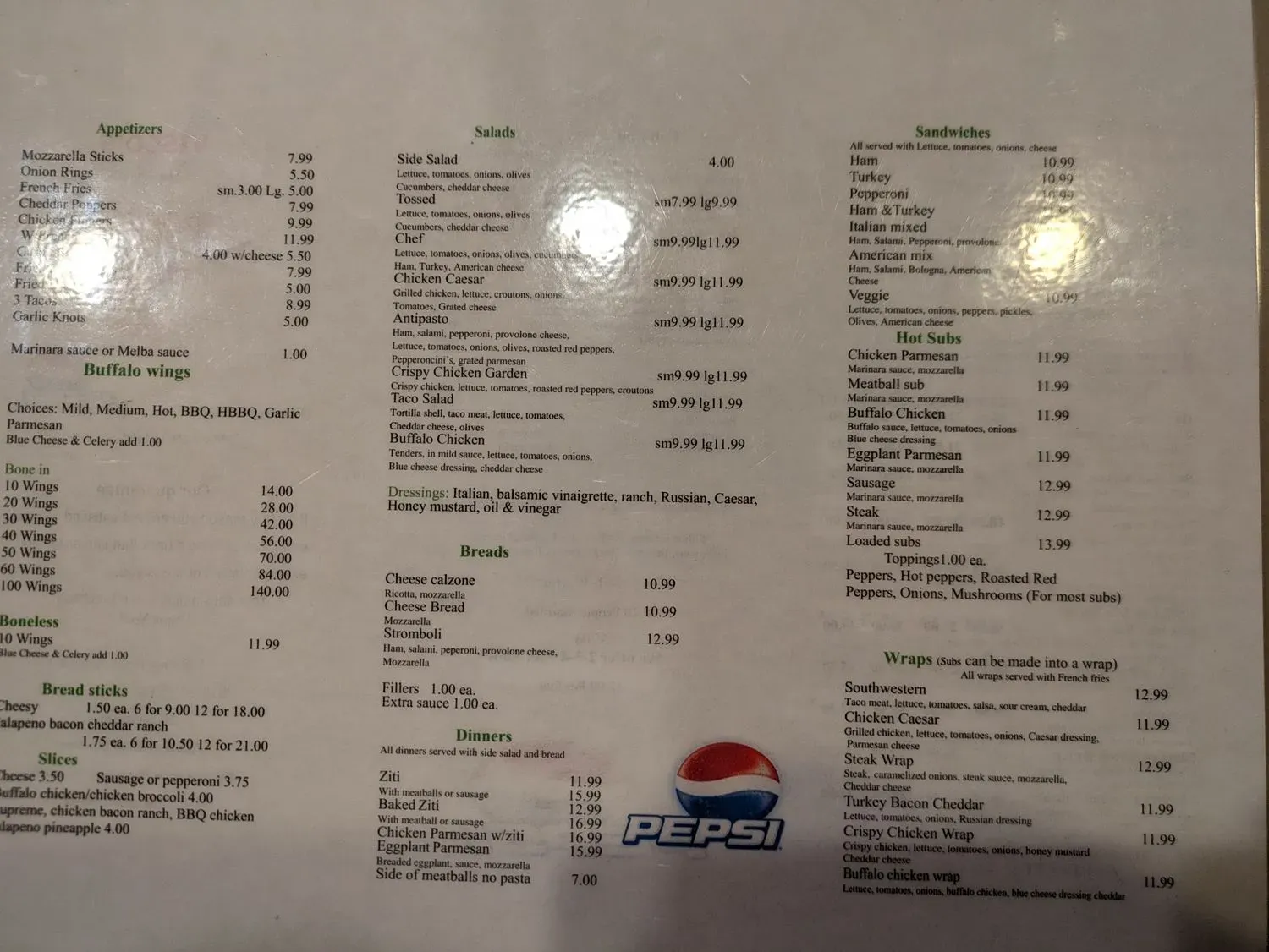 Menu 2