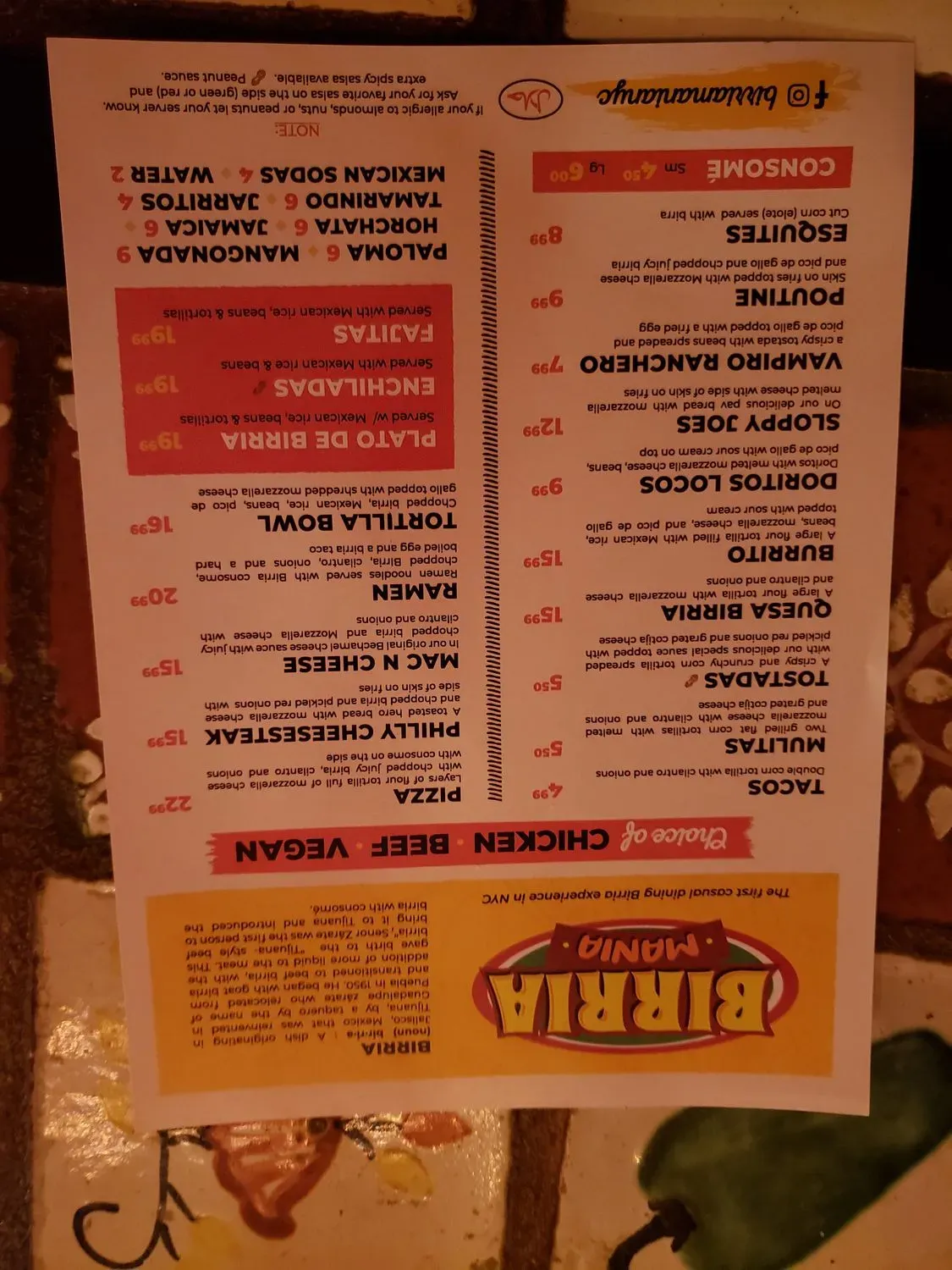 Menu 6