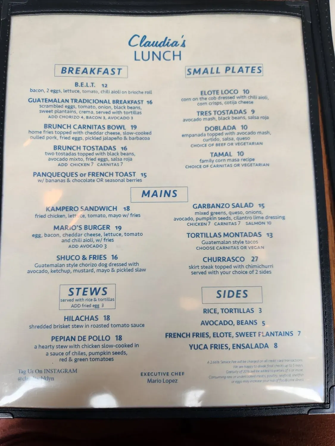 Menu 2