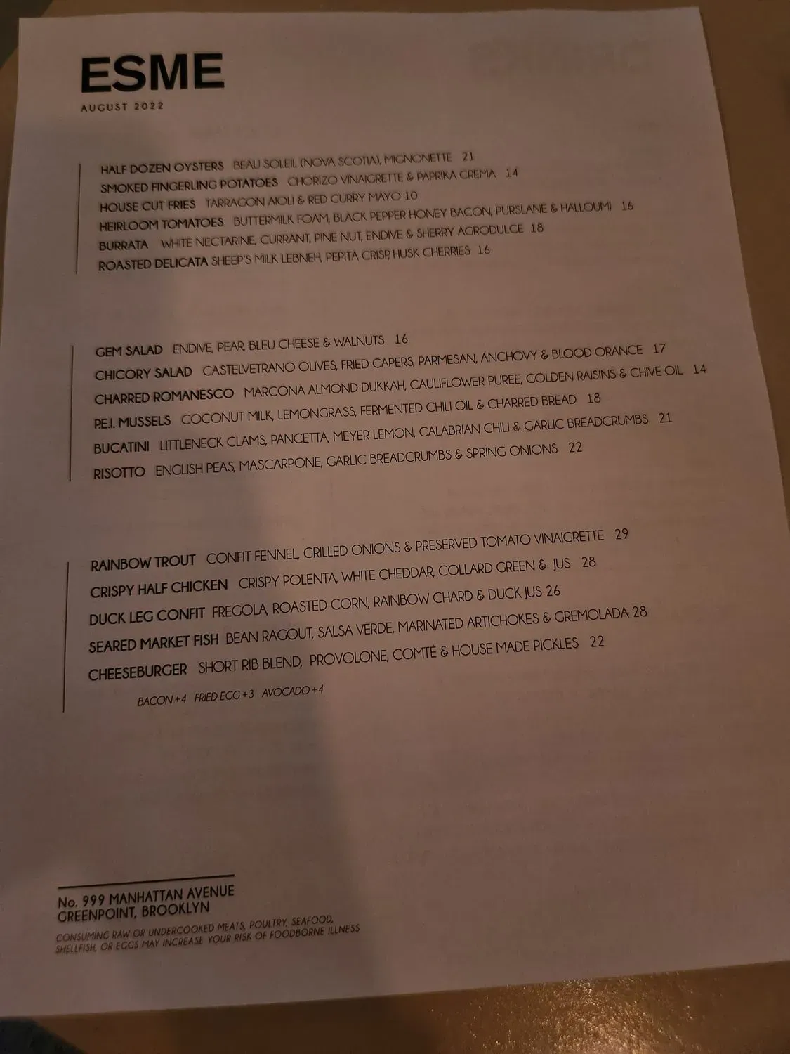 Menu 4