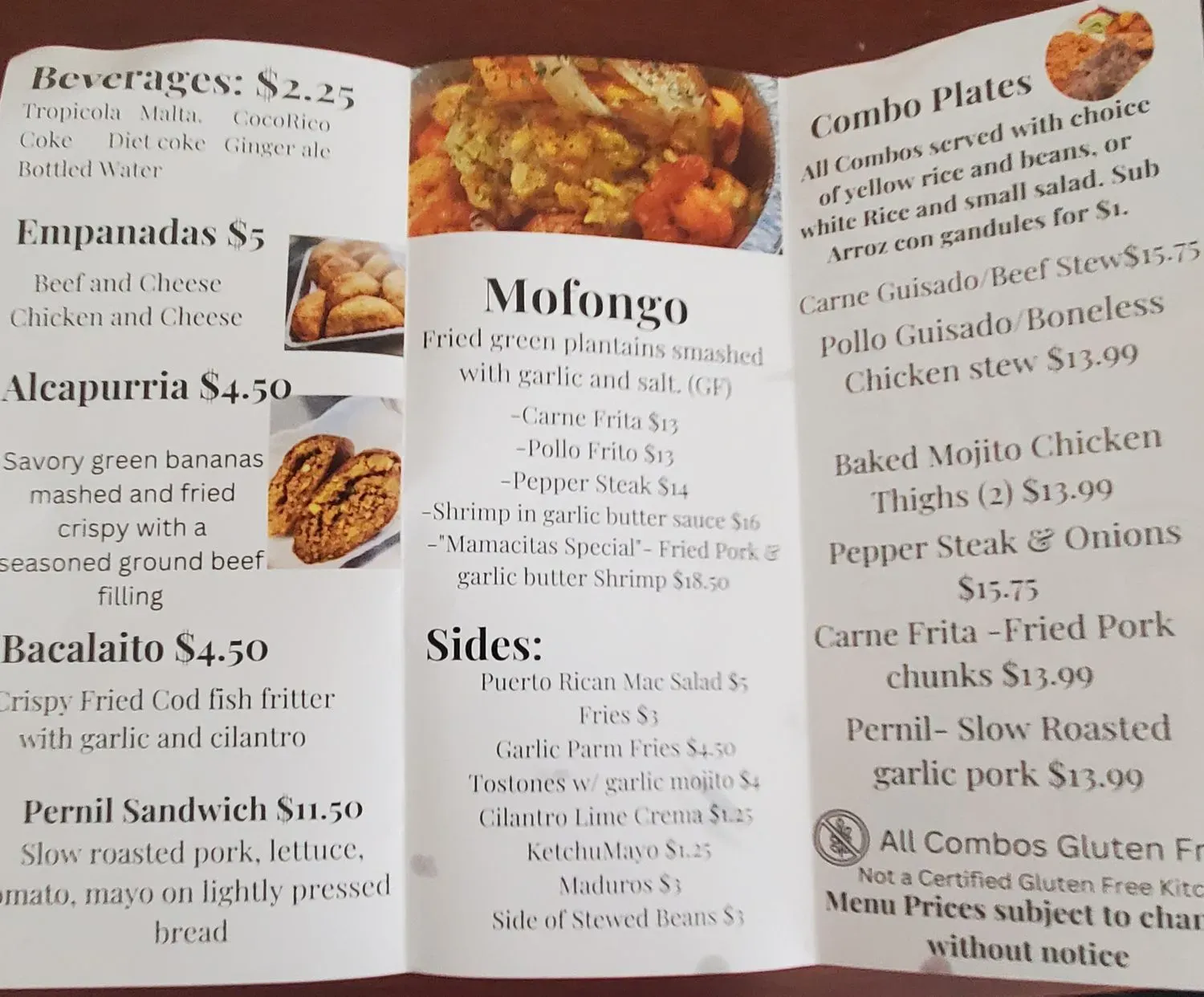 Menu 3