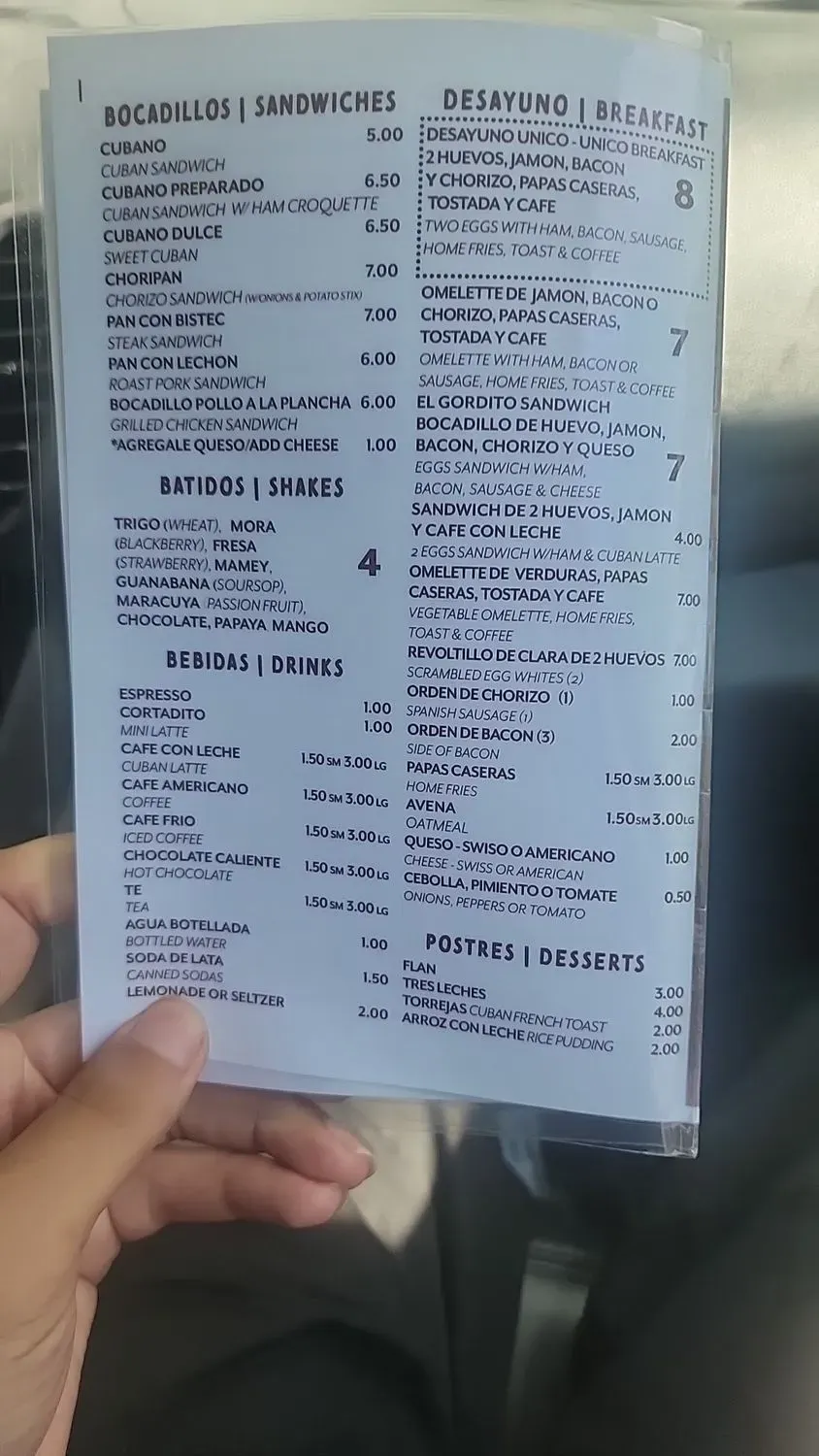 Menu 2