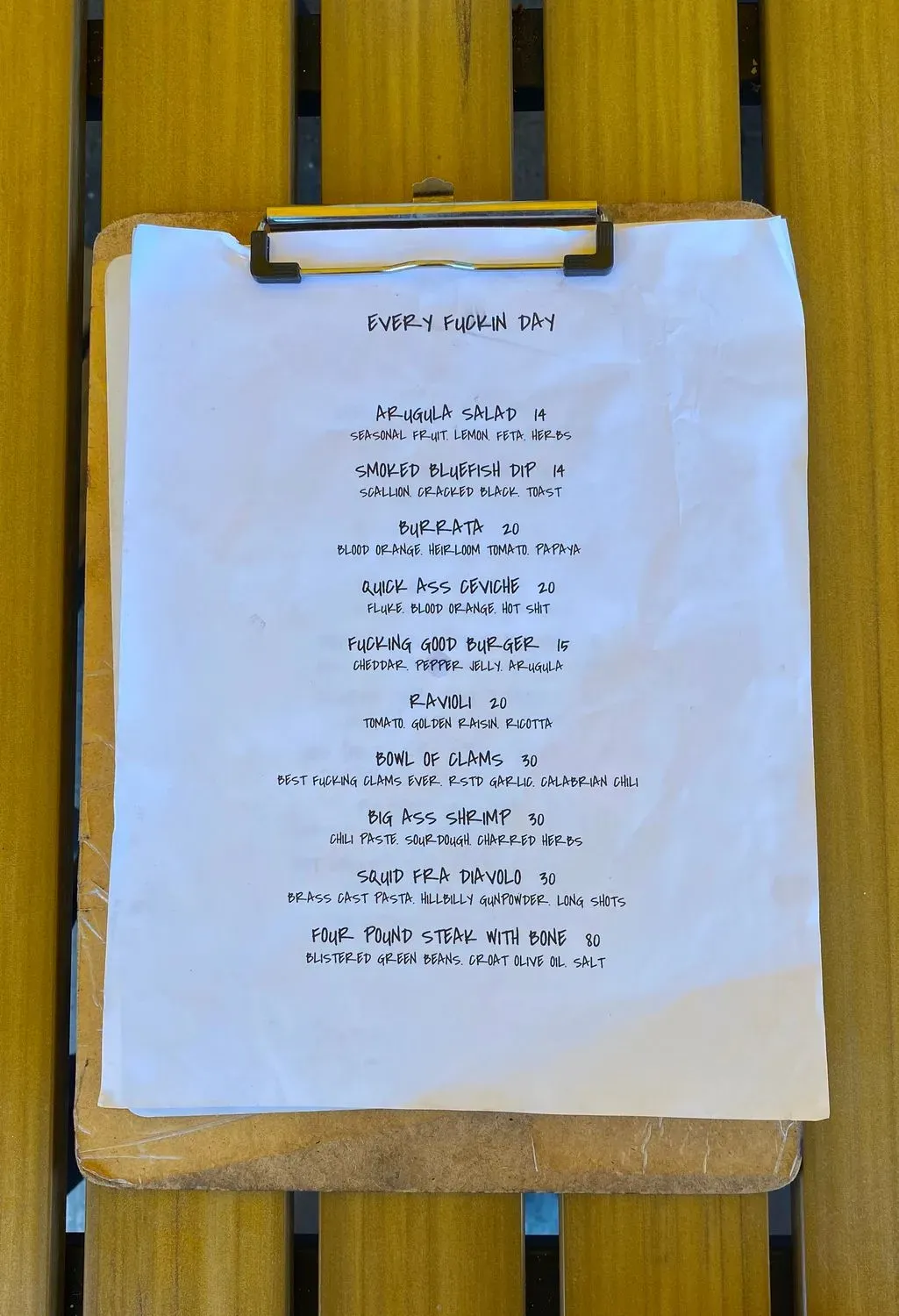 Menu 6