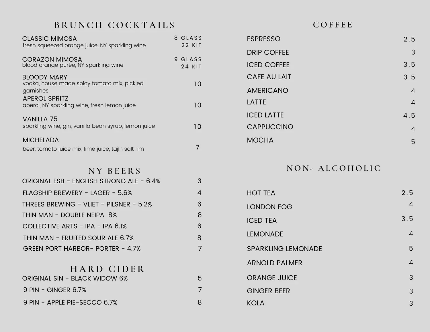 Menu 2