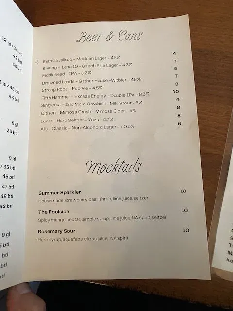 Menu 5