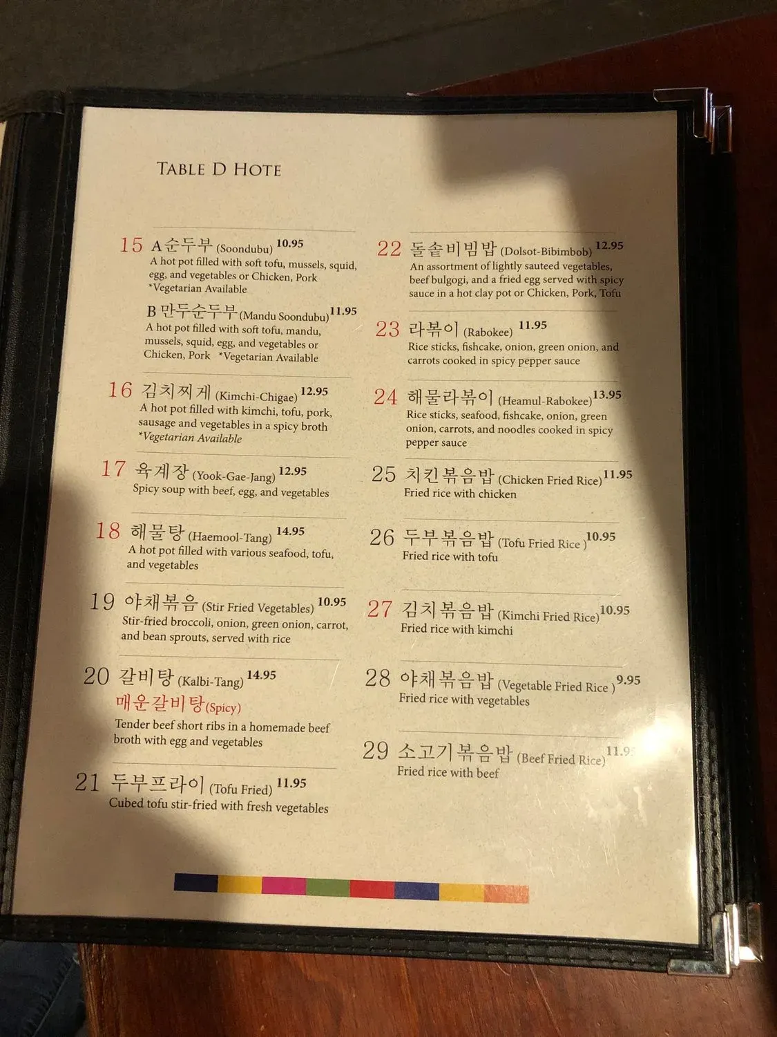 Menu 4