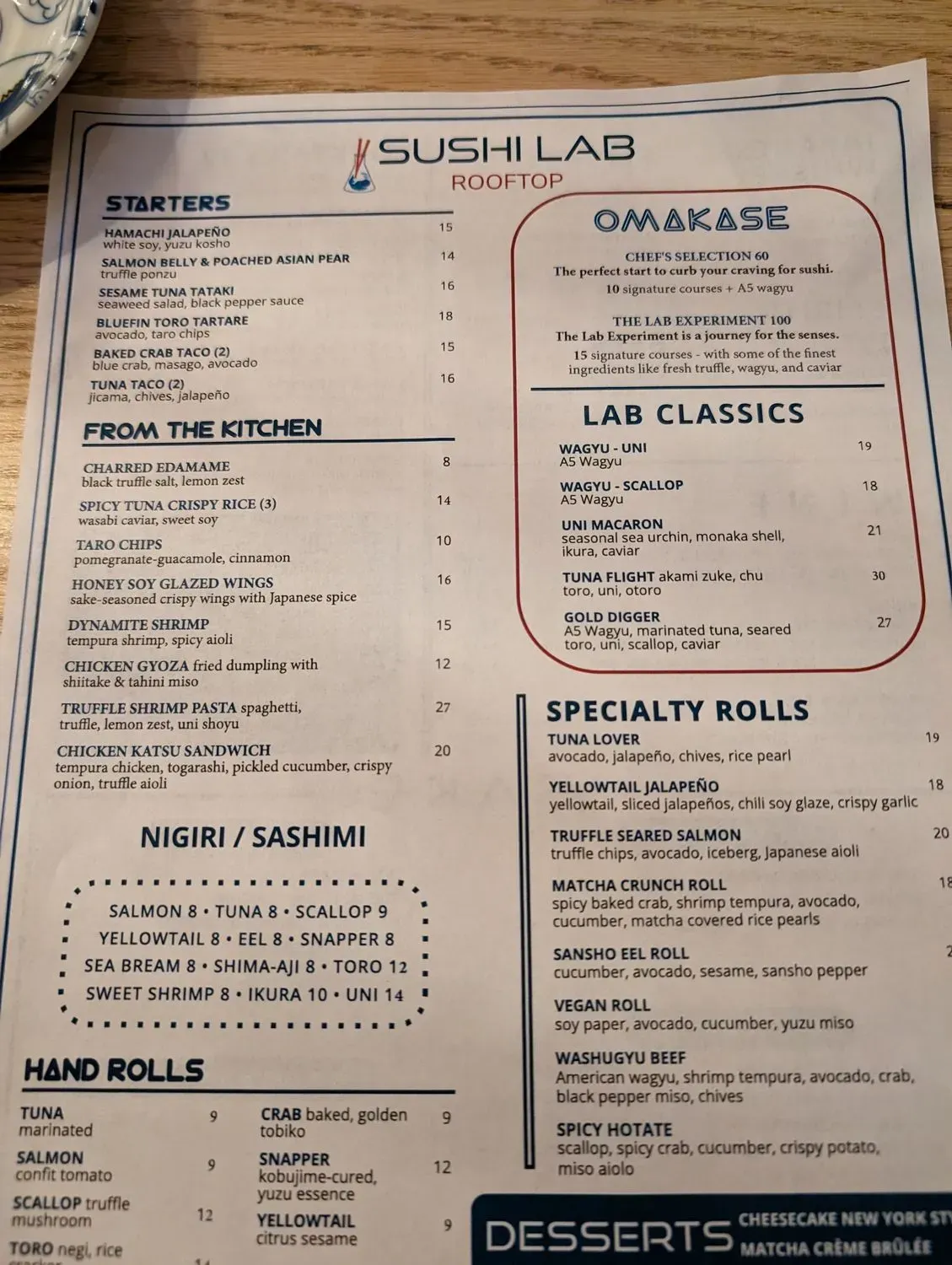 Menu 6