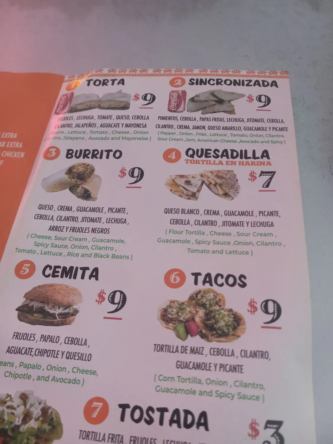 Menu 4