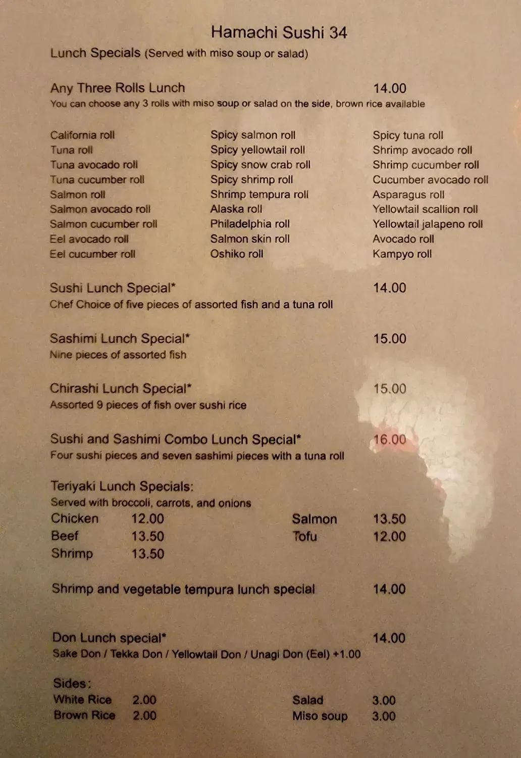 Menu 3